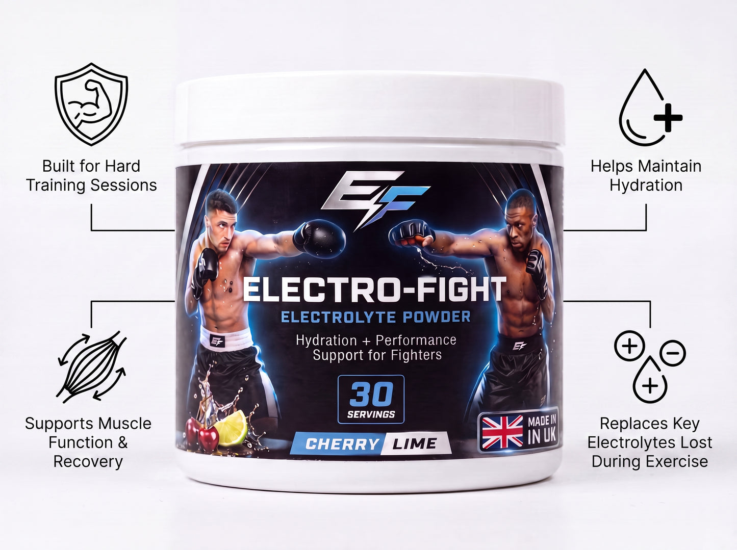 ElectroFight Performance Electrolyte Hydration Powder | 30 Servings